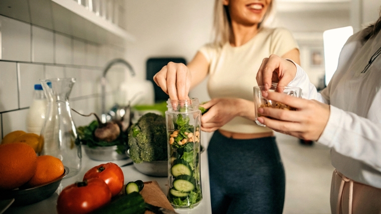 Eat Your Way to Happiness The Link Between Healthy Eating and Mental Health Two people preparing a healthy meal | Eat Your Way to Happiness The Link Between Healthy Eating and Mental Health | Mindful Health Solutions