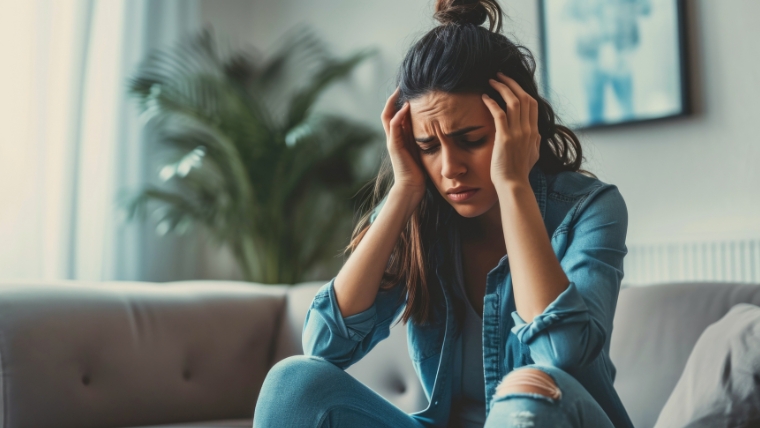 Understanding-Treatment-Resistant-Depression-What-It-Is-and-How-to-Manage-It Sad woman with her head in her hands | Understanding Treatment-Resistant Depression What It Is and How to Manage It | Mindful Health Solutions