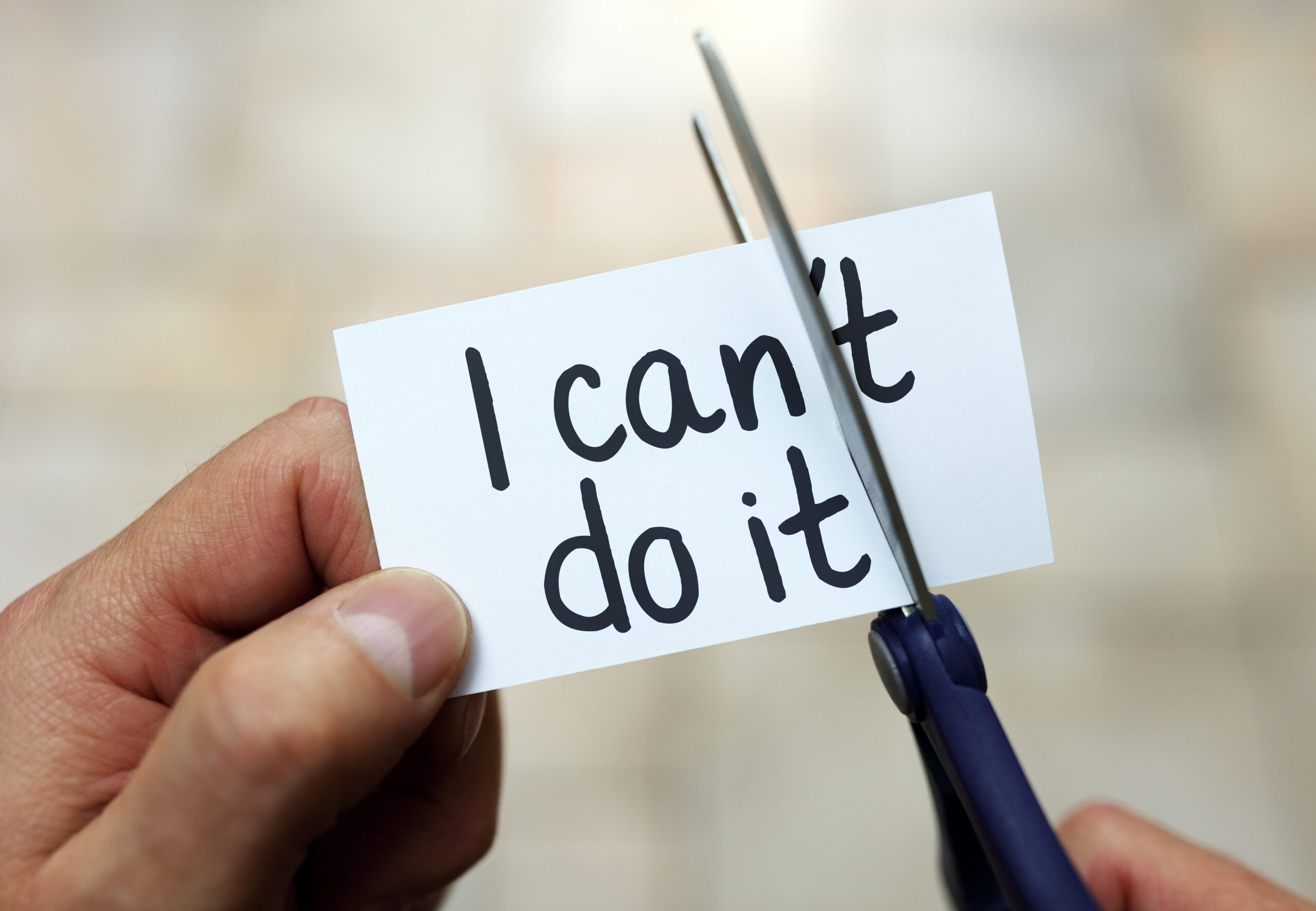 I can do it Using positive affirmations to combat depression.